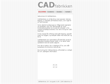 Tablet Screenshot of cadfabrikken.dk
